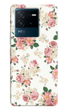 Flowers IQOO Neo 6 5G Hard Case Back Cover by Casekaro