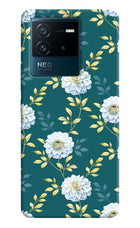 Flowers IQOO Neo 6 5G Hard Case Back Cover by Casekaro
