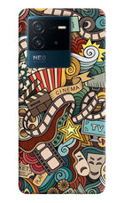 Cinema Abstract IQOO Neo 6 5G Hard Case Back Cover by Casekaro