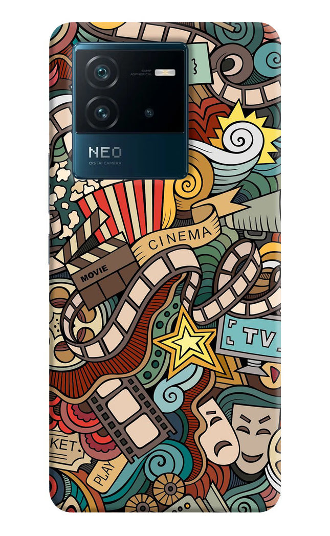 Cinema Abstract IQOO Neo 6 5G Hard Case Back Cover by Casekaro