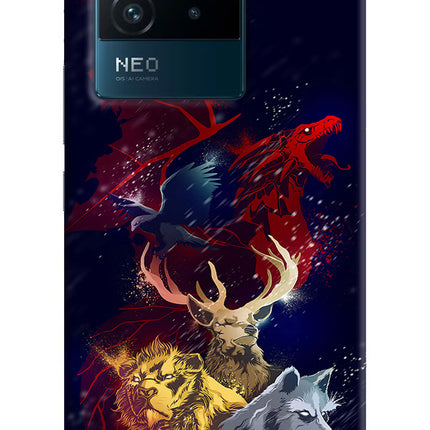 Game Of Thrones IQOO Neo 6 5G Hard Case Back Cover by Casekaro