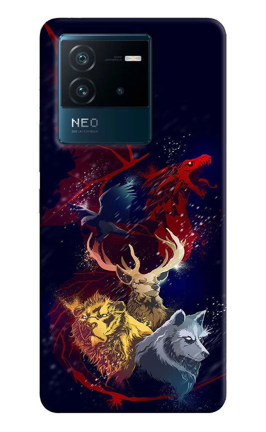 Game Of Thrones IQOO Neo 6 5G Hard Case Back Cover by Casekaro