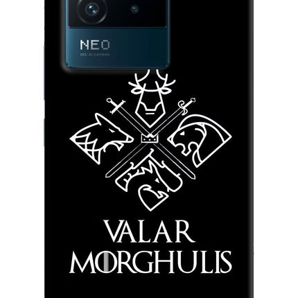 Valar Morghulis | Game Of Thrones IQOO Neo 6 5G Hard Case Back Cover by Casekaro