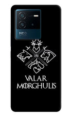 Valar Morghulis | Game Of Thrones IQOO Neo 6 5G Hard Case Back Cover by Casekaro
