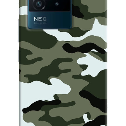Camouflage IQOO Neo 6 5G Hard Case Back Cover by Casekaro