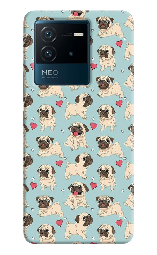 Pug Dog IQOO Neo 6 5G Hard Case Back Cover by Casekaro