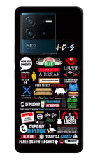 FRIENDS IQOO Neo 6 5G Hard Case Back Cover by Casekaro