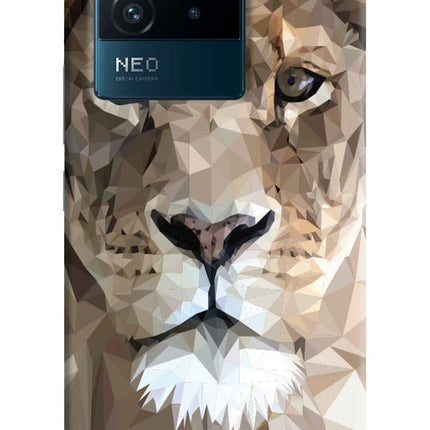 Lion Art IQOO Neo 6 5G Hard Case Back Cover by Casekaro