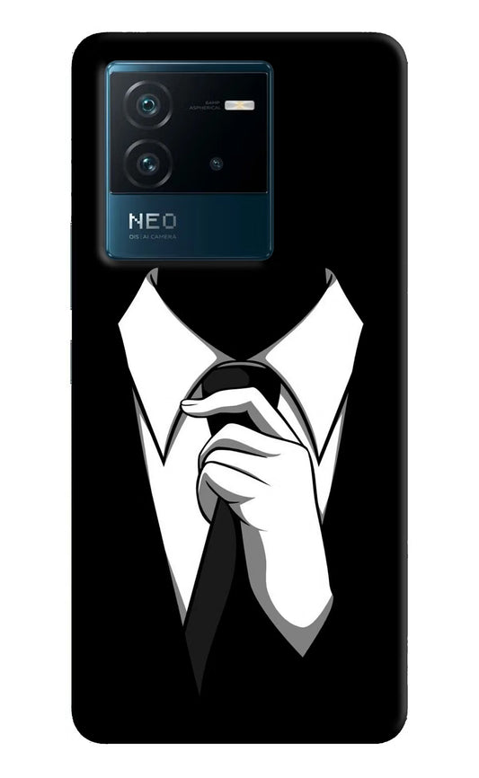 Black Tie IQOO Neo 6 5G Hard Case Back Cover by Casekaro