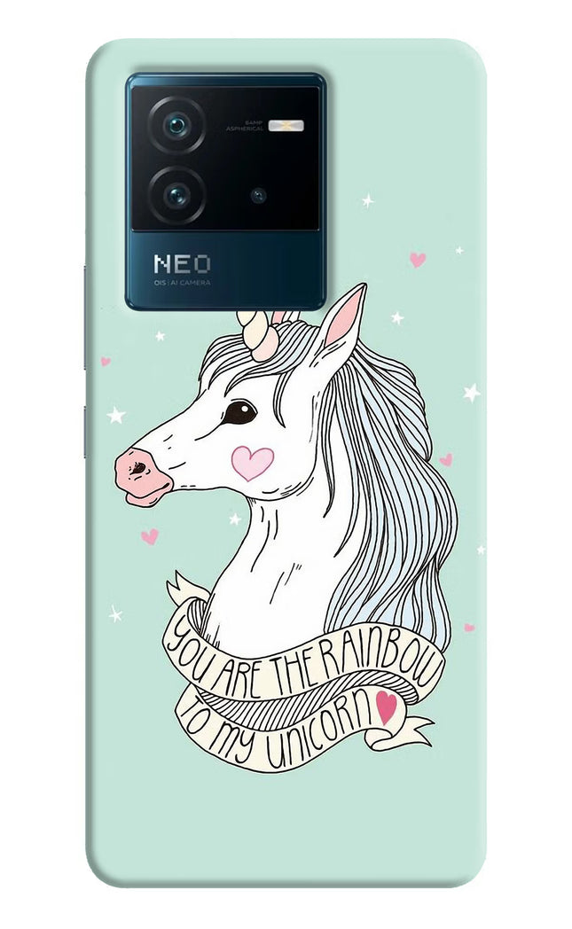 Unicorn Wallpaper IQOO Neo 6 5G Hard Case Back Cover by Casekaro