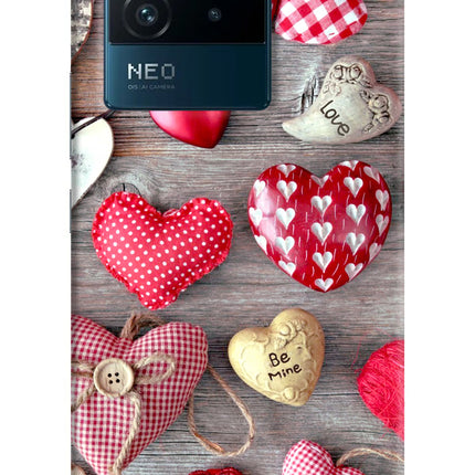 Love Wallpaper IQOO Neo 6 5G Hard Case Back Cover by Casekaro
