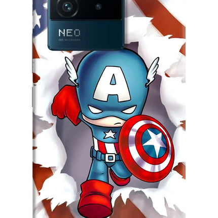 Captain America IQOO Neo 6 5G Hard Case Back Cover by Casekaro