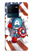 Captain America IQOO Neo 6 5G Hard Case Back Cover by Casekaro