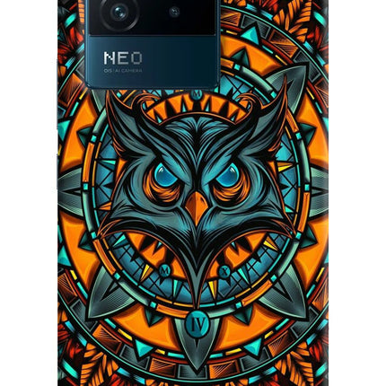 Angry Owl Art IQOO Neo 6 5G Hard Case Back Cover by Casekaro
