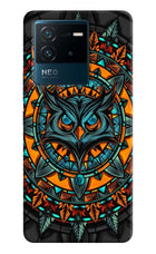 Angry Owl Art IQOO Neo 6 5G Hard Case Back Cover by Casekaro