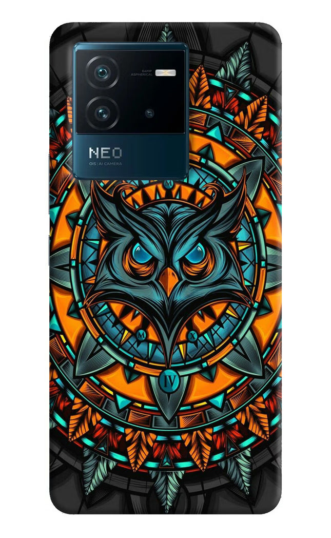 Angry Owl Art IQOO Neo 6 5G Hard Case Back Cover by Casekaro