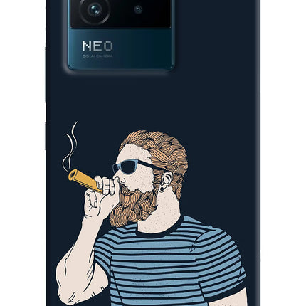 Smoking IQOO Neo 6 5G Hard Case Back Cover by Casekaro