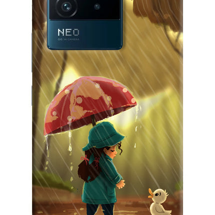 Rainy Day IQOO Neo 6 5G Hard Case Back Cover by Casekaro