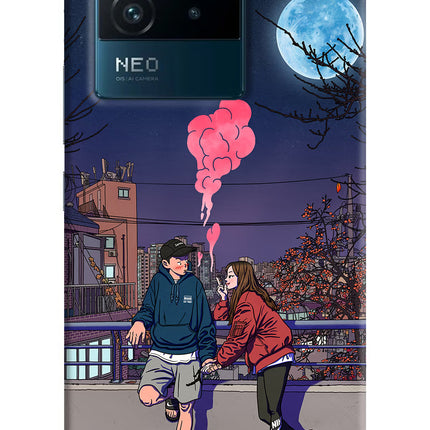 Chilling Couple IQOO Neo 6 5G Hard Case Back Cover by Casekaro