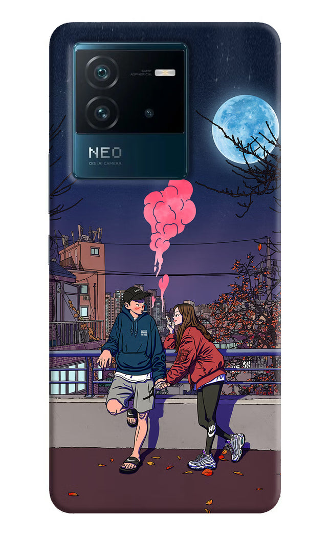 Chilling Couple IQOO Neo 6 5G Hard Case Back Cover by Casekaro