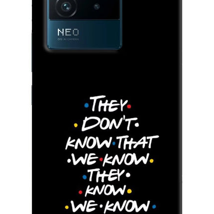 FRIENDS Dialogue IQOO Neo 6 5G Hard Case Back Cover by Casekaro