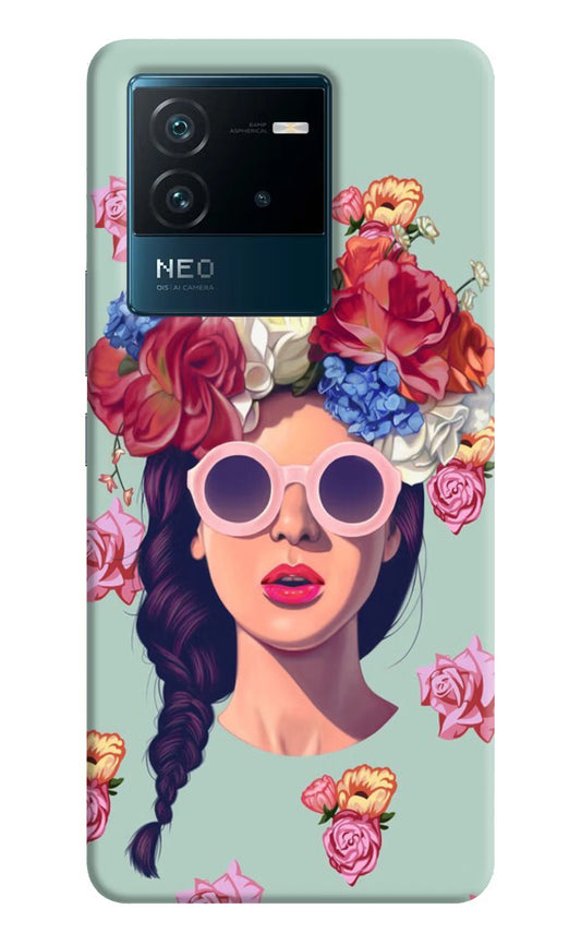 Pretty Girl IQOO Neo 6 5G Hard Case Back Cover by Casekaro
