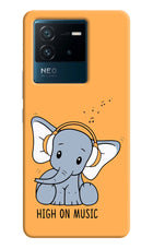 High On Music IQOO Neo 6 5G Hard Case Back Cover by Casekaro