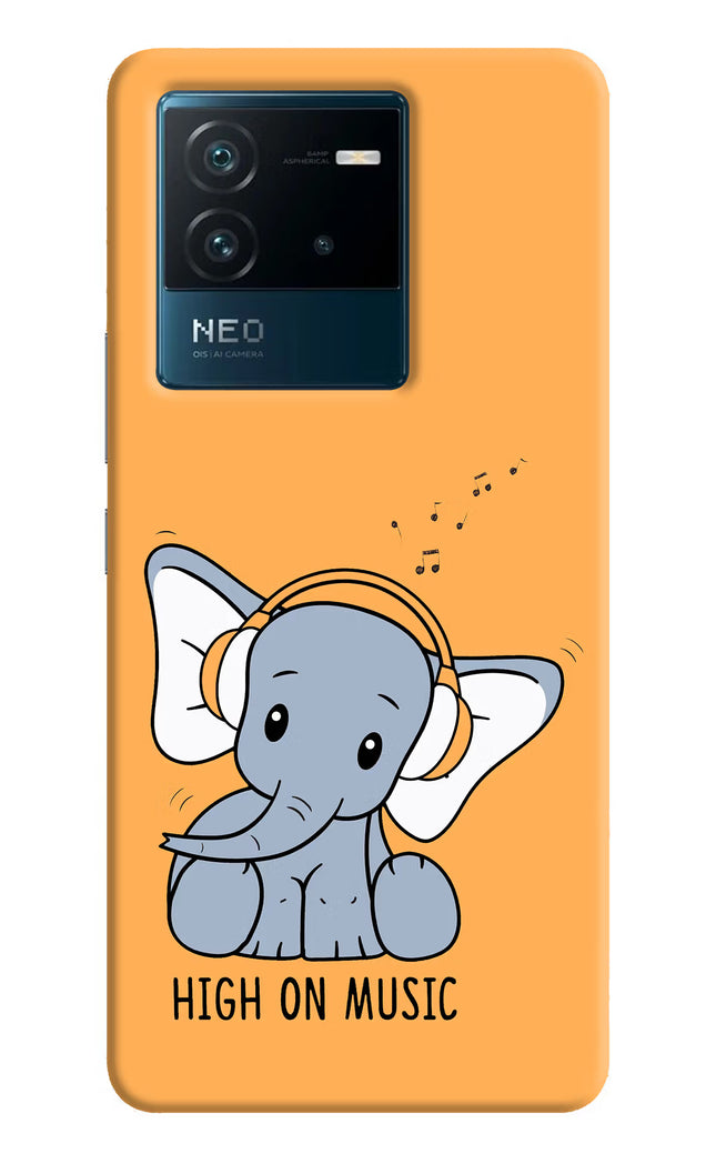 High On Music IQOO Neo 6 5G Hard Case Back Cover by Casekaro
