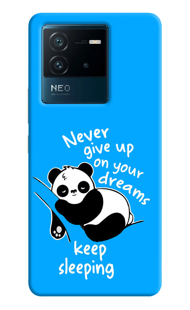 Keep Sleeping IQOO Neo 6 5G Hard Case Back Cover by Casekaro