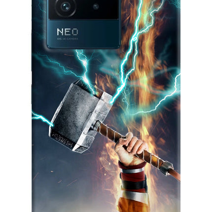 Thor Hammer Mjolnir IQOO Neo 6 5G Hard Case Back Cover by Casekaro