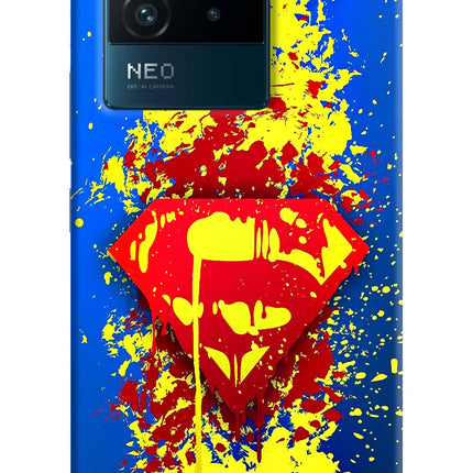 Superman logo IQOO Neo 6 5G Hard Case Back Cover by Casekaro