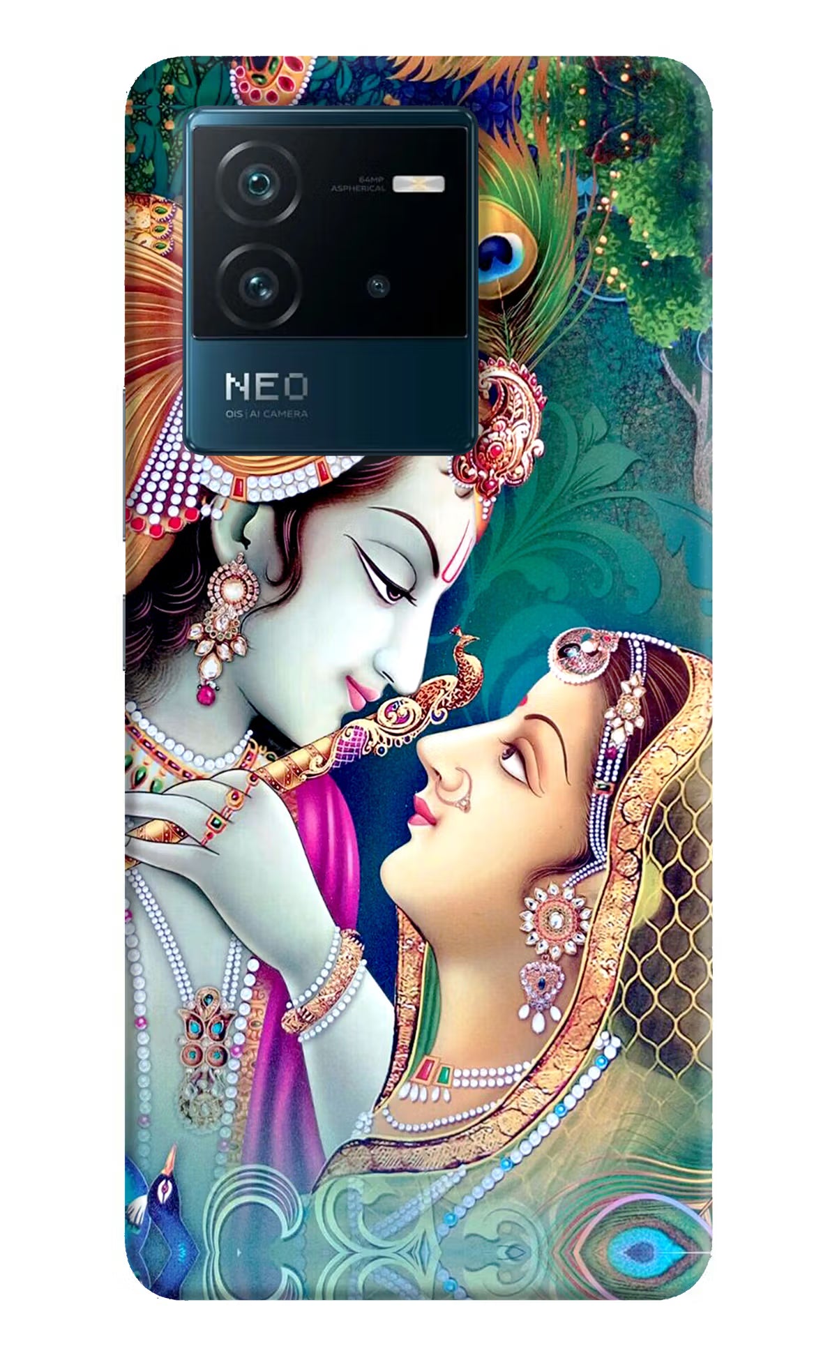 Lord Radha Krishna IQOO Neo 6 5G Hard Case Back Cover by Casekaro