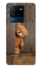 Teddy Wooden IQOO Neo 6 5G Hard Case Back Cover by Casekaro