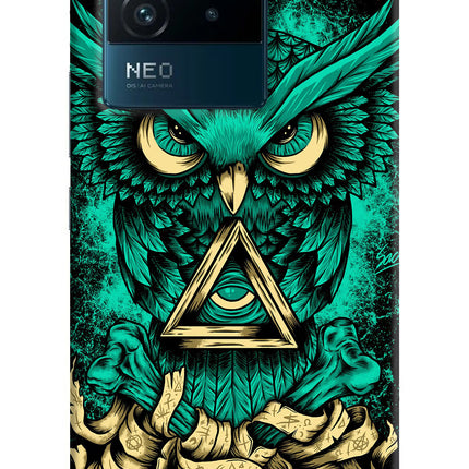 Green Owl IQOO Neo 6 5G Hard Case Back Cover by Casekaro