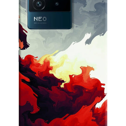 Fire Cloud IQOO Neo 6 5G Hard Case Back Cover by Casekaro