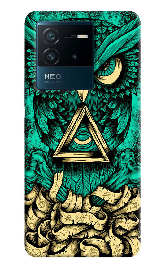 Green Owl IQOO Neo 6 5G Hard Case Back Cover by Casekaro