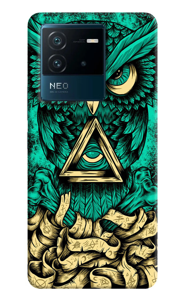 Green Owl IQOO Neo 6 5G Hard Case Back Cover by Casekaro