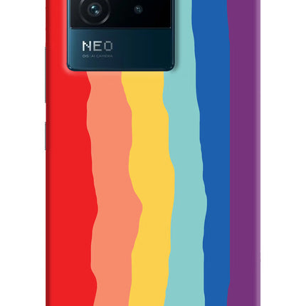 Rainbow IQOO Neo 6 5G Hard Case Back Cover by Casekaro