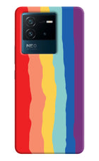 Rainbow IQOO Neo 6 5G Hard Case Back Cover by Casekaro