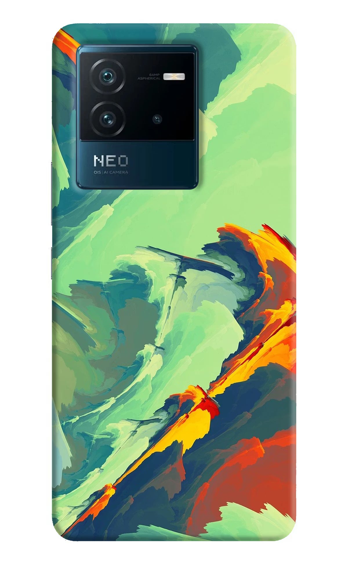 Paint Art IQOO Neo 6 5G Hard Case Back Cover by Casekaro