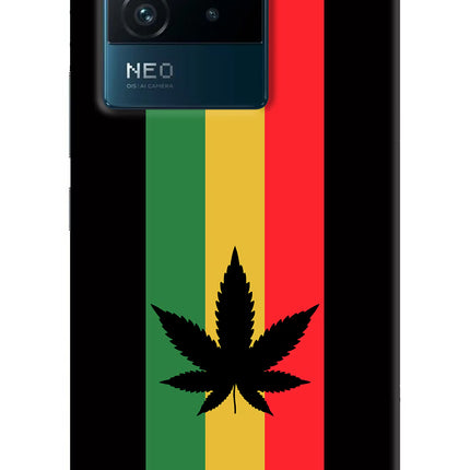 Weed Flag IQOO Neo 6 5G Hard Case Back Cover by Casekaro