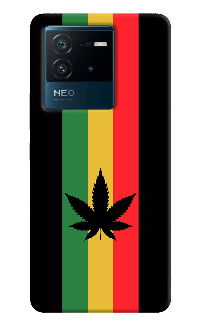 Weed Flag IQOO Neo 6 5G Hard Case Back Cover by Casekaro
