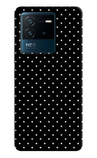 White Dots IQOO Neo 6 5G Hard Case Back Cover by Casekaro
