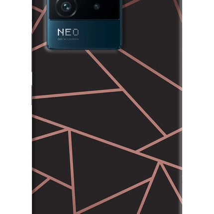 Geometric Pattern IQOO Neo 6 5G Hard Case Back Cover by Casekaro