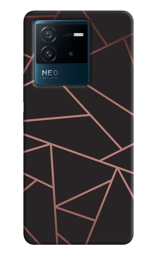 Geometric Pattern IQOO Neo 6 5G Hard Case Back Cover by Casekaro