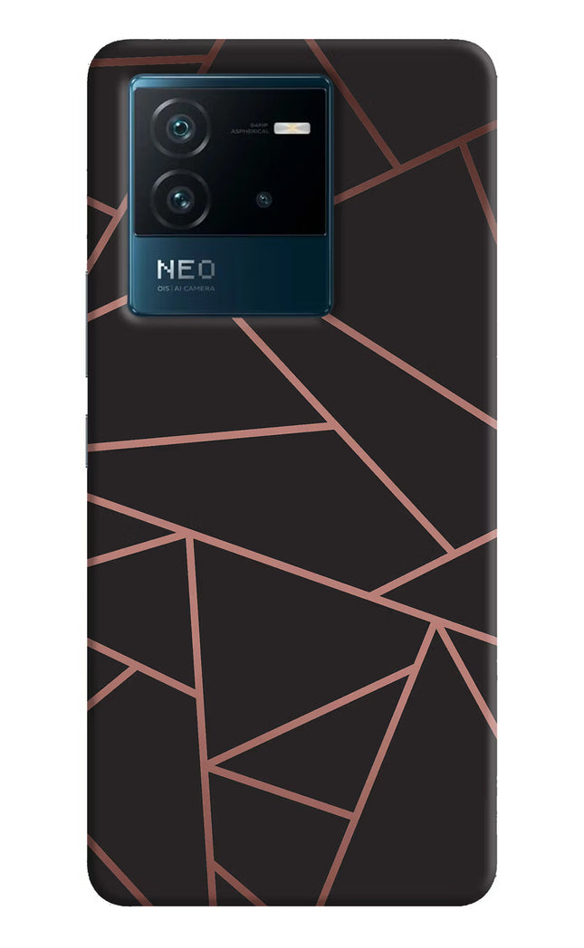 Geometric Pattern IQOO Neo 6 5G Hard Case Back Cover by Casekaro