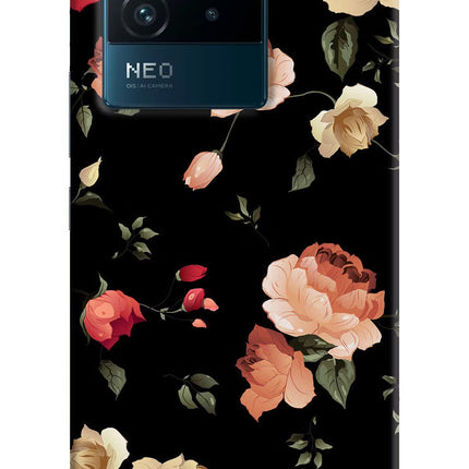 Flowers IQOO Neo 6 5G Hard Case Back Cover by Casekaro