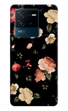 Flowers IQOO Neo 6 5G Hard Case Back Cover by Casekaro