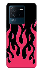 Fire Flames IQOO Neo 6 5G Hard Case Back Cover by Casekaro