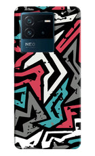 Geometric Graffiti IQOO Neo 6 5G Hard Case Back Cover by Casekaro